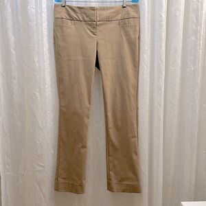 The LIMITED Ideal Stretch Camel Color Straight Leg Size 10